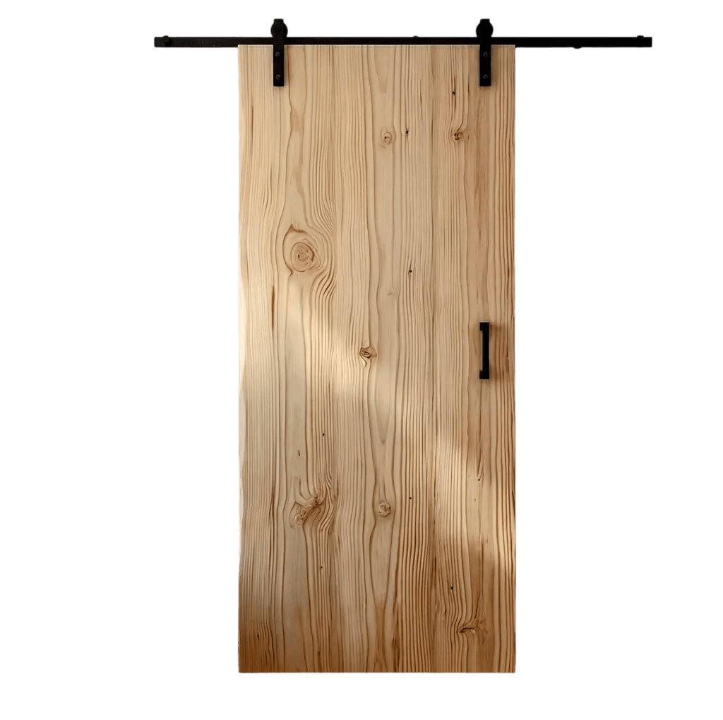 Barn Door Rail in Black