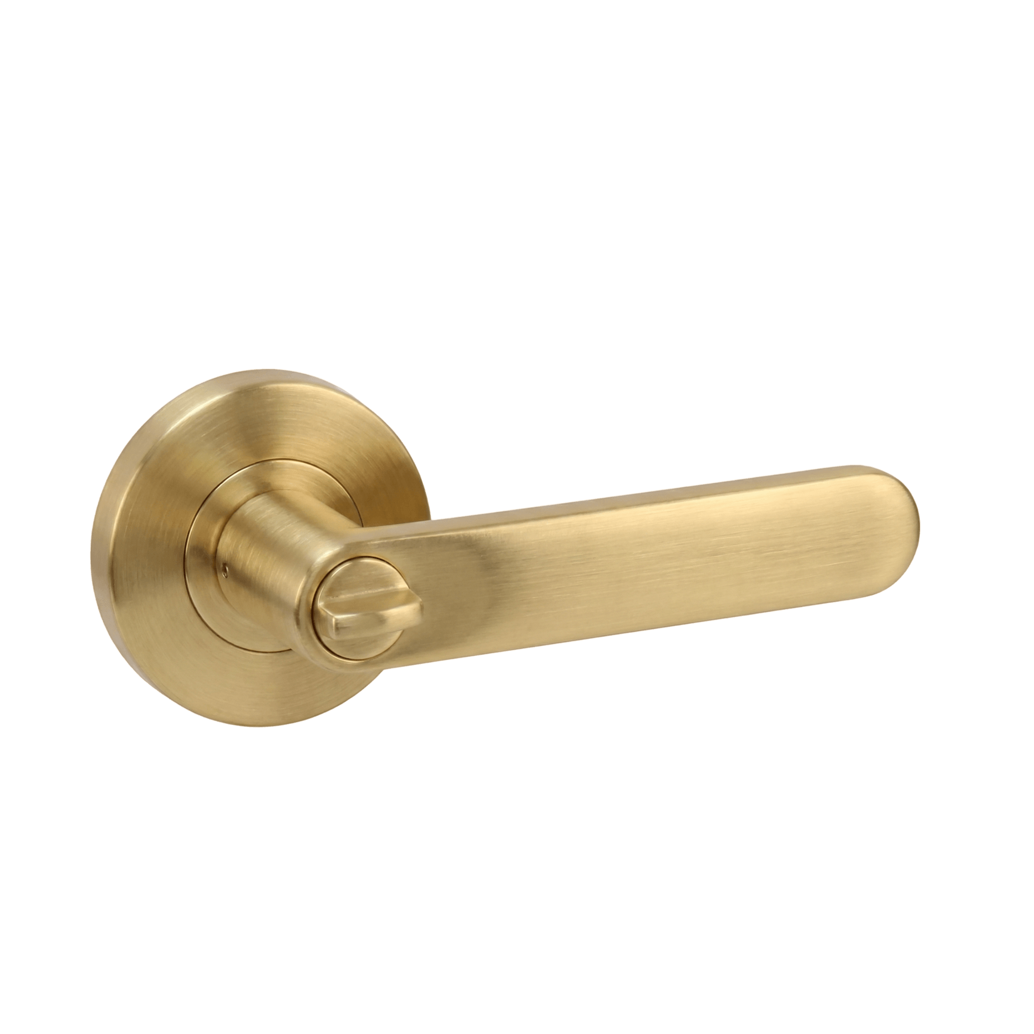 Hampton lever in Brass