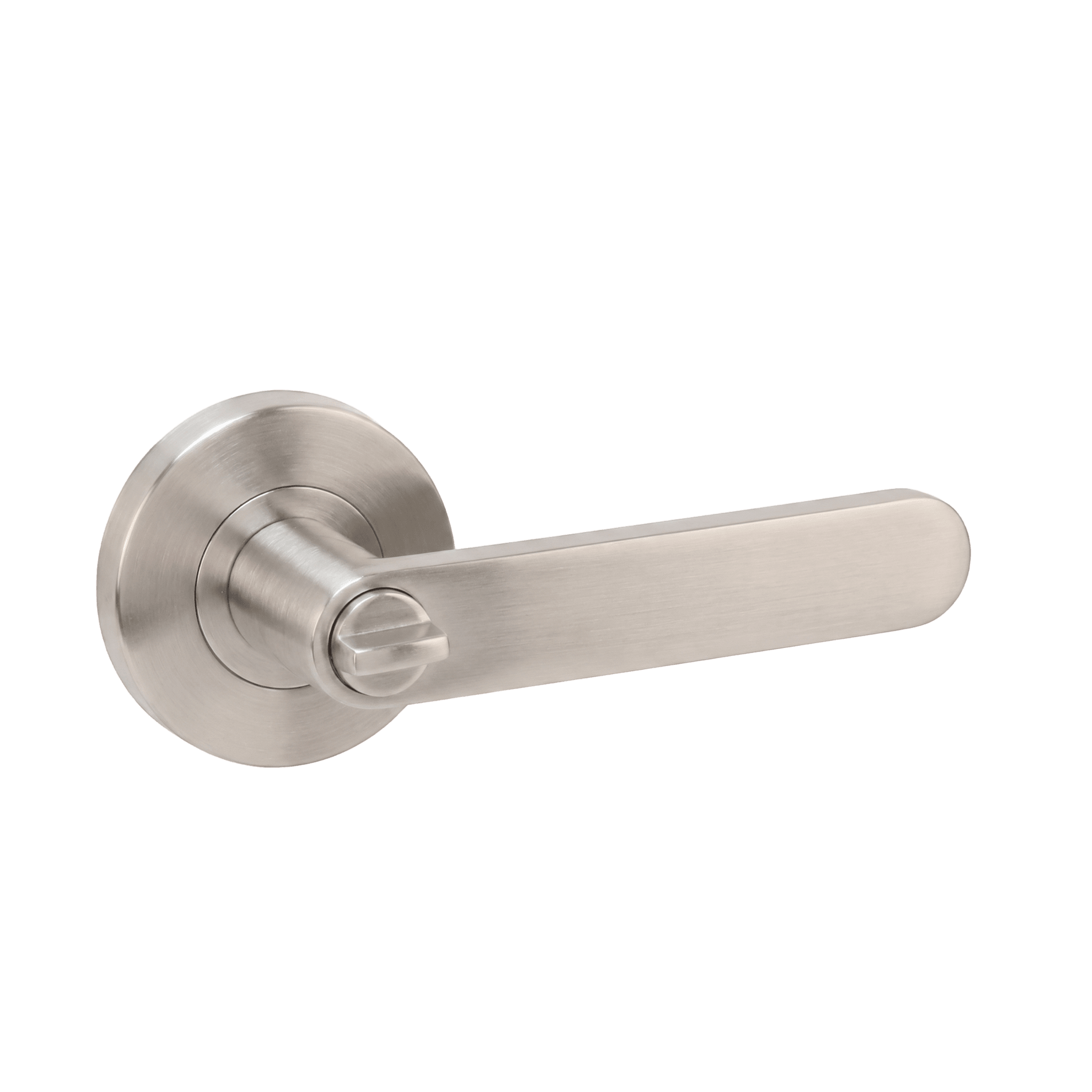 Hampton lever in Satin Chrome