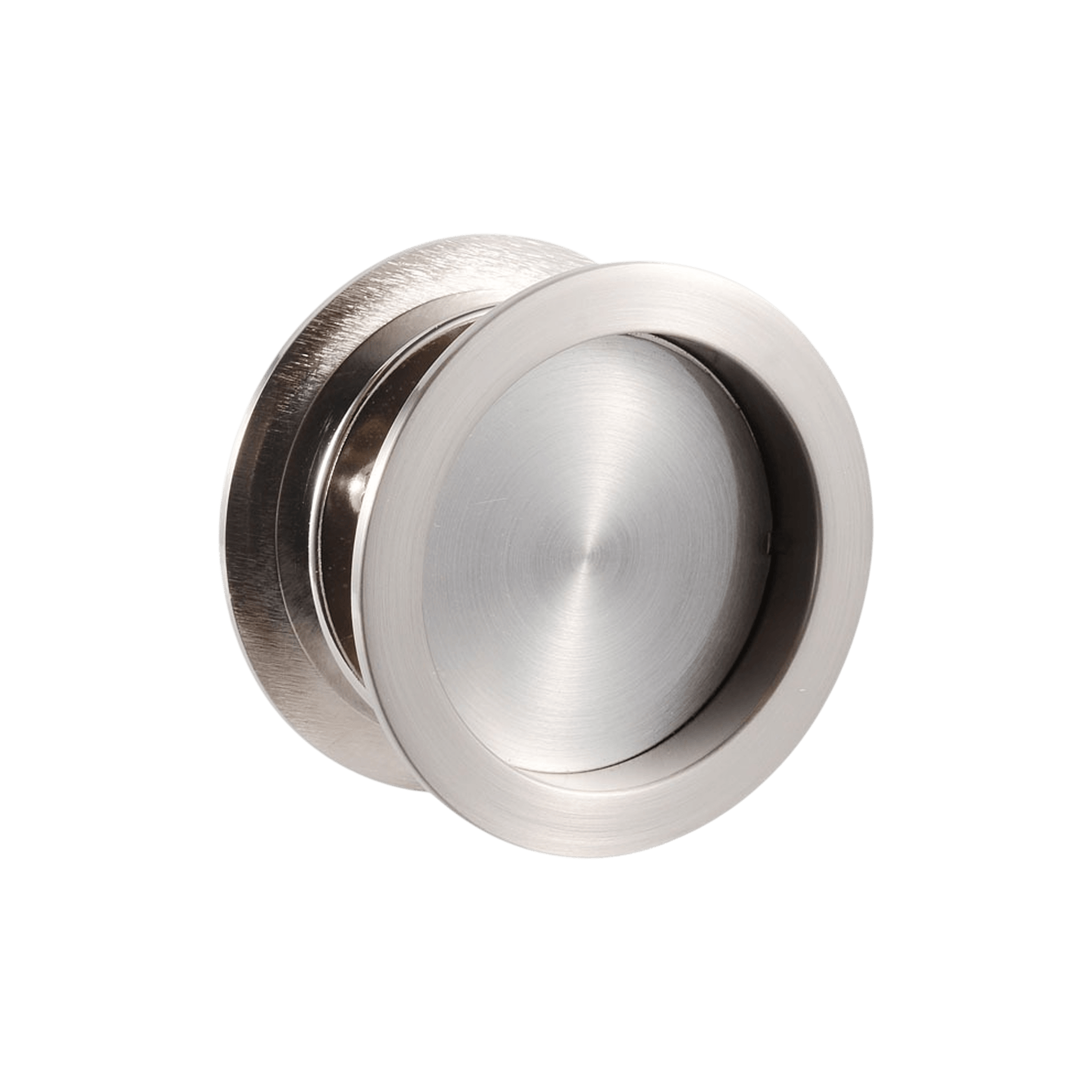Round cavity pull for a passage door